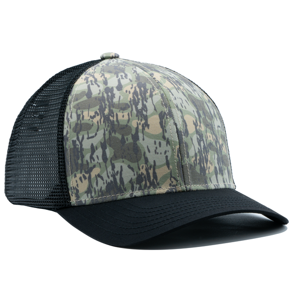 The Staple - Performance Mesh - 6 Panel / Woodland Green/Black