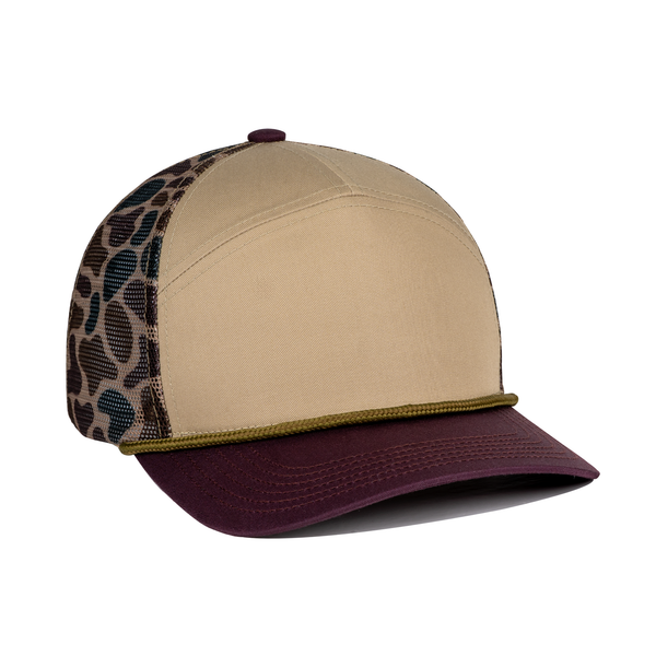 The Seven™ Trucker - Khaki/Retro-Blackbuck