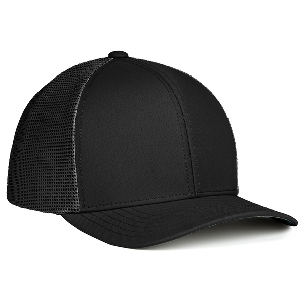 The WaterWood™ Trucker 6 Panel - Black