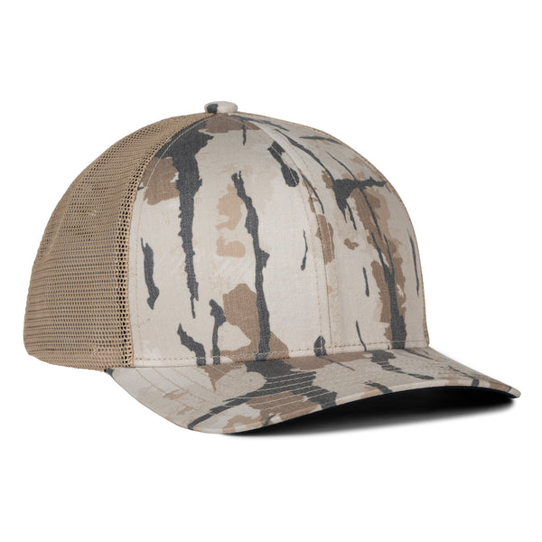 The WaterWood™ Trucker 6 Panel  - 1983  Burnt Umber - Driftwood