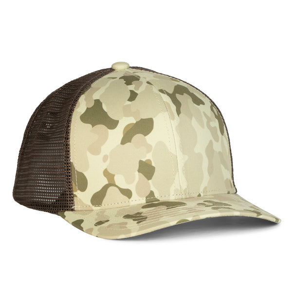 The Waterwood™ Trucker XL 6 Panel - Dryland Drift Camo